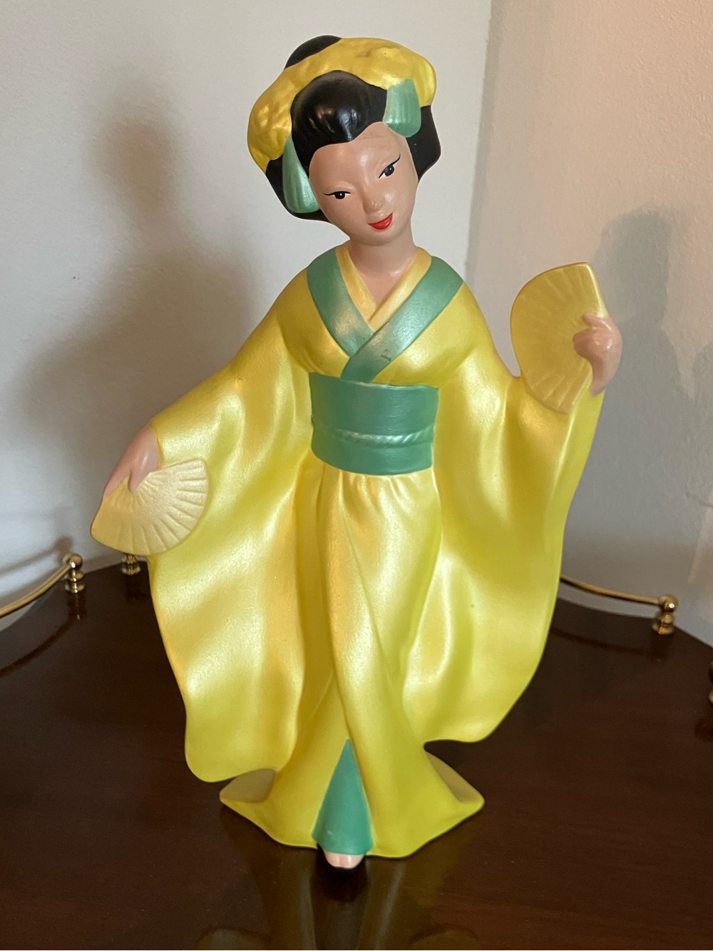 Vintage Handmade Asian Woman Figurine